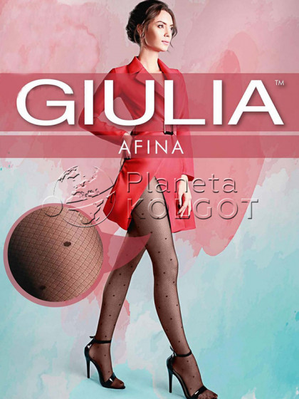 Giulia Afina 40 Den Model 5 женские колготки с узором "в точку"