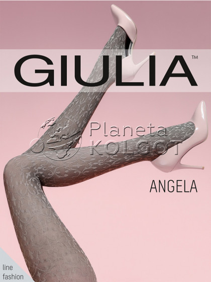 Giulia Angela 60 Den Model 4 фантазийные колготки с кружевным рисунком