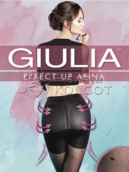 Giulia Effect Up Afina 40 Den Model 2 моделирующие колготки с фантазийным узором