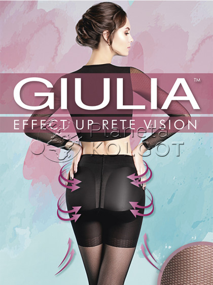 Giulia Effect Up Rete Vision 40 Den женские колготки с моделирующими шортиками