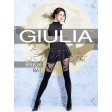 Giulia Enjoy Bat 60 Den Model 2 фантазийные колготки с имитацией ботфортов и принтом в стиле "хеллоуин"