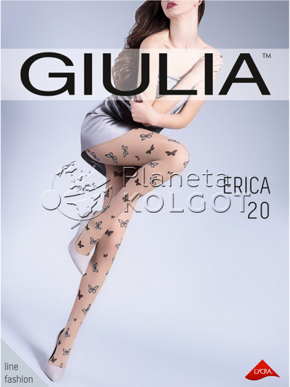 Giulia Erica 20 Den Model 4 тонкие колготки с рисунком