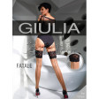 Giulia Fatale 20 Den Model 1 женские тонкие чулки с узором и швом