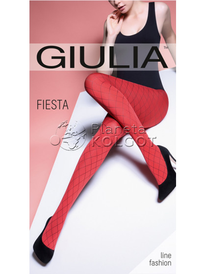 Giulia Fiesta 100 Den Model 2 фантазийные теплые колготки