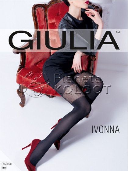 Giulia Ivonna 60 Den Model 2 фантазийные колготки из микрофибры