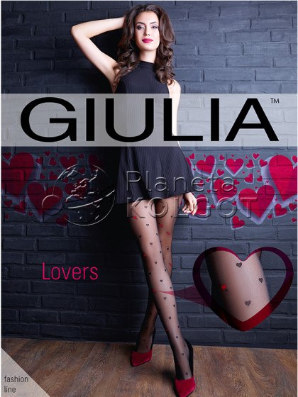 Giulia Lovers 20 Den Model 10 фантазийные женские колготки с узором