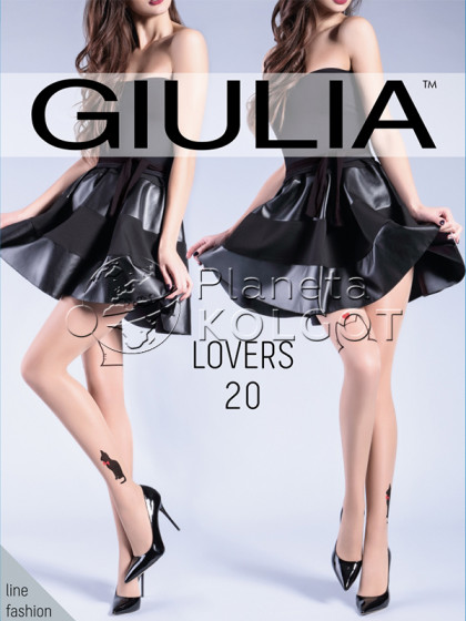 Giulia Lovers 20 Den Model 9 тонкие колготки с имитацией тату