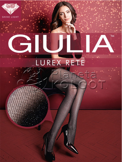 Giulia Lurex Rete 40 Den женские фантазийные колготки с люрексом