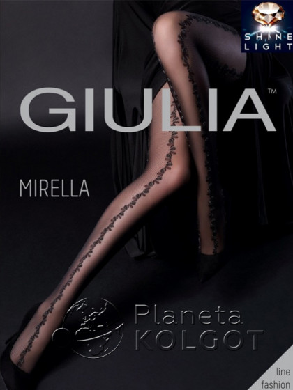 Giulia Mirella 20 Den Model 1 тонкие фантазийные колготки с люрексом