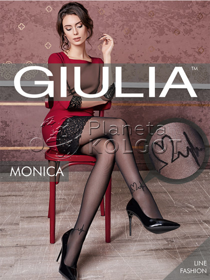Giulia Monica 40 Den Model 7 женские фантазийные колготки с узором