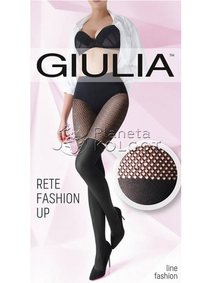Giulia Rete Fashion Up 100 Den Model 1 фантазийные теплые женские колготки