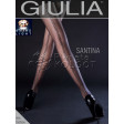 Giulia Santina 20 Den Model 3 тонкие фантазийные колготки с люрексом