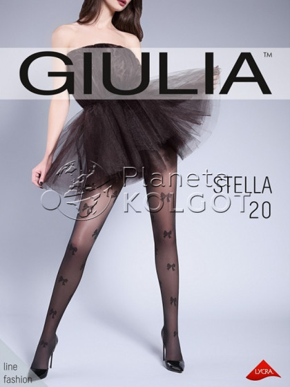 Giulia Stella 20 Den Model 3 тонкие фантазийные колготки с рисунком
