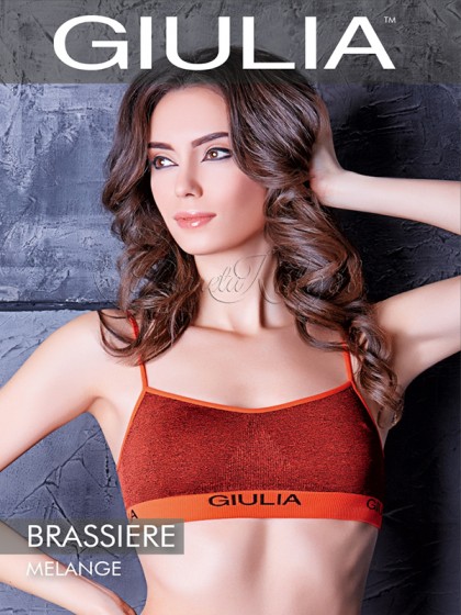 Giulia Brassiere Melange бесшовный меланжевый топик для женщин