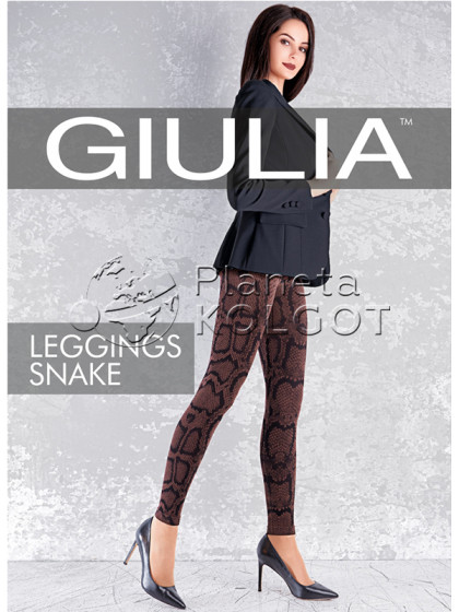 Giulia Leggings Snake безшовні легінси зі зміїним принтом