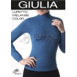 Giulia Lupetto Melange Color женская бесшовная водолазка из микрофибры с эффектом меланж