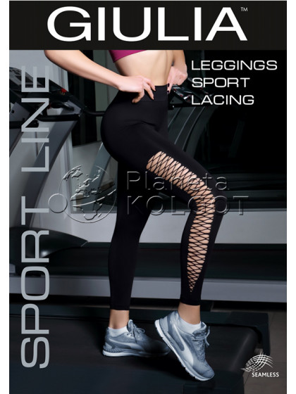 Giulia Leggings Sport Lacing женские бесшовные спортивные лосины (леггинсы) с сетчатой вставкой