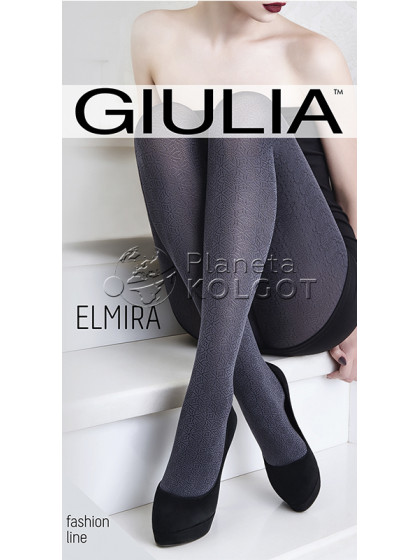 Giulia Elmira 100 Den Model 5 женские теплые колготки с фантазийным узором