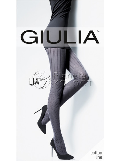 Giulia Lia 150 Den Model 7 жіночі колготки з геометричним малюнком