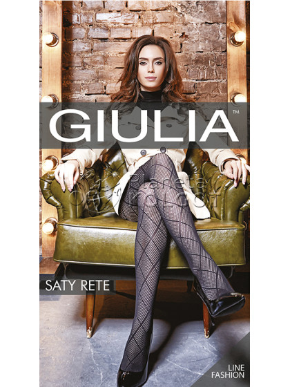 Giulia Saty Rete 100 Den Model 2 женские фантазийные колготки с узором
