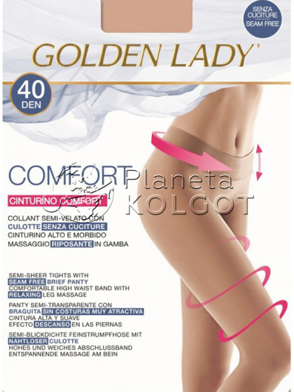 Golden Lady Comfort 40 Den безшовні жіночі колготки середньої щільності