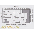 Golden Lady Push-Up 20 Den тонкие женские колготки с моделирующими шортиками