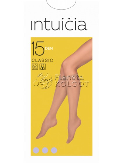 Intuicia Classic 15 Den женские тончайшие гольфы
