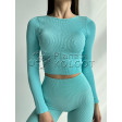Kolgotoff Crop Top Ribbed женский бесшовный кроп-топ из микрофибры в рубчик