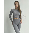 Kolgotoff Crop Top Ribbed женский бесшовный кроп-топ из микрофибры в рубчик