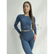 Kolgotoff Crop Top Ribbed женский бесшовный кроп-топ из микрофибры в рубчик