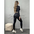 Kolgotoff Leggings Straps 02 жіночі легінси зі штрипками із щільної мікрофібри
