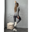 Kolgotoff Leggings Straps 02 жіночі легінси зі штрипками із щільної мікрофібри