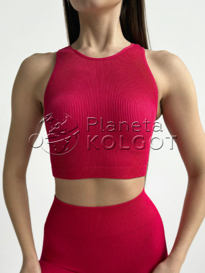 Kolgotoff Top Ribbed бесшовный топ-майка в рубчик