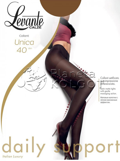 Levante Unica 40 Den жіночі класичні колготки з шортиками