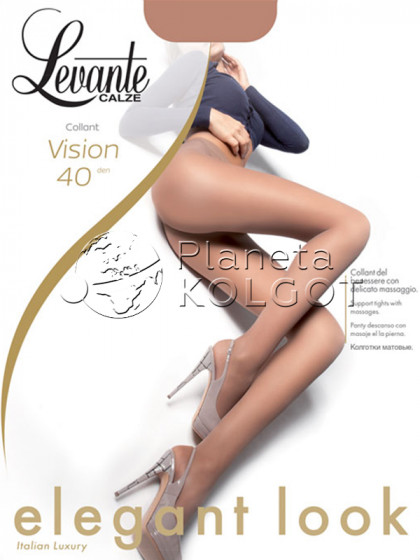Levante Vision 40 Den женские матовые колготки без шорт