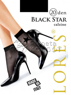 Lores Black Star 20 Den calzino