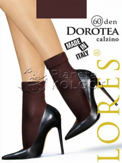 Lores Dorotea 60 Den calzino щільні жіночі шкарпетки з мікрофібри