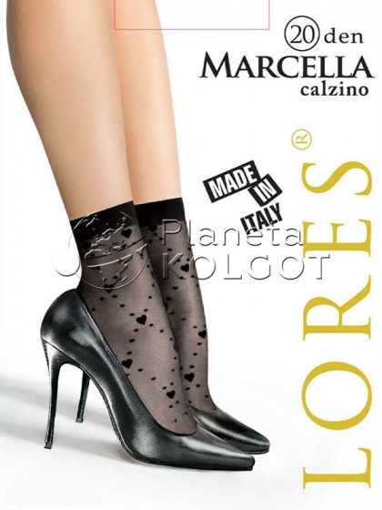 Lores Marcella 20 Den calzino жіночі шкарпетки з візерунком