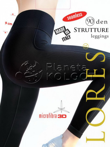 Lores Strutture Leggings 90 Den жіночі безшовні спортивні легінси