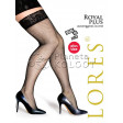 Lores Royal Plus calze rete женские чулки в сетку большого размера