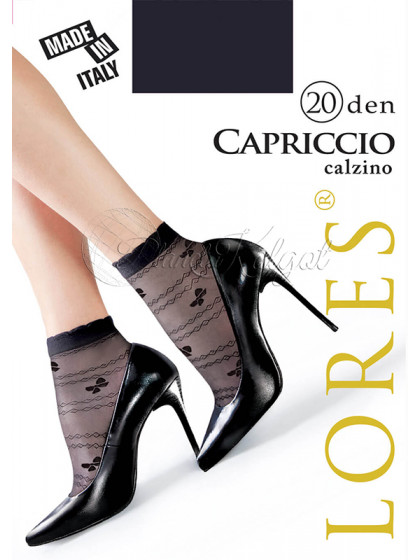 Lores Capriccio Calzino женские капроновые носочки с фантазийным узором