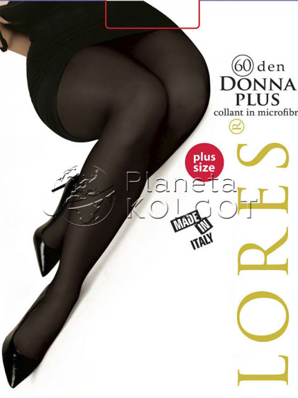 Lores Donna Plus 60 Den жіночі класичні колготки великого розміру