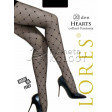 Lores Hearts 20 Den жіночі тонкі колготки з малюнком