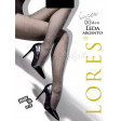 Lores Leda Lurex 20 Den Argento женские микротюлевые колготки с люрексом