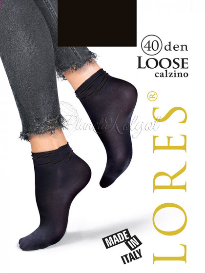 Lores Loose 40 Den жіночі капронові шкарпетки без гумки