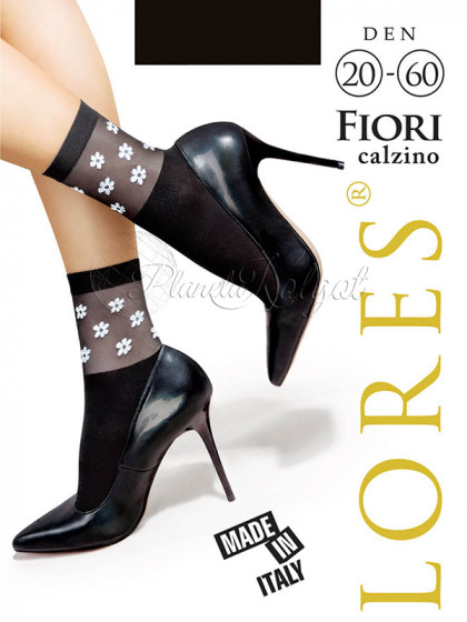Lores Fiori Calzino женские капроновые носки с узором