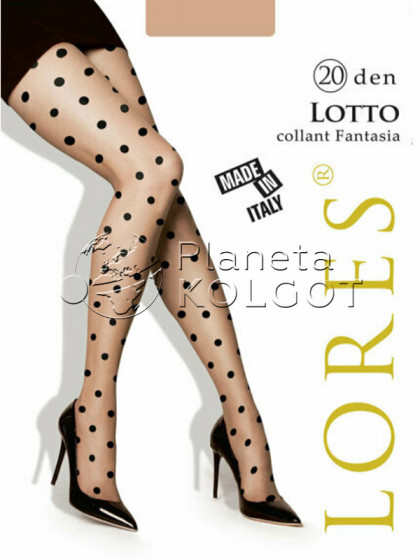 Lores Lotto женские тонкие фантазийные колготки