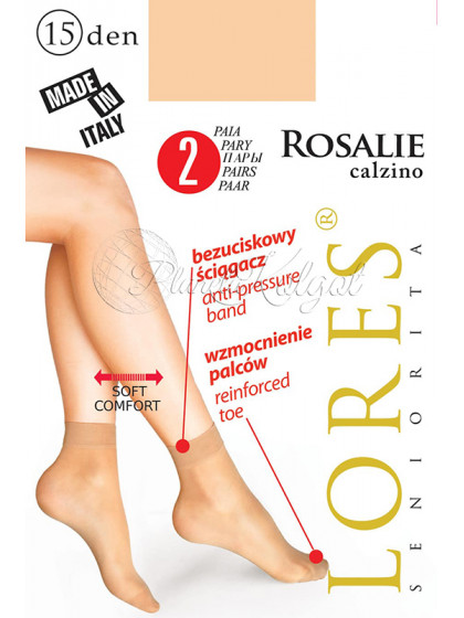 Lores Rosalie 15 Den жіночі найтонші капронові шкарпетки
