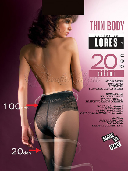 Lores Thin Body 20 Den жіночі моделюючі тонкі колготки