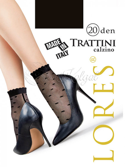 Lores Trattini 20 Den жіночі капронові шкарпетки з візерунком